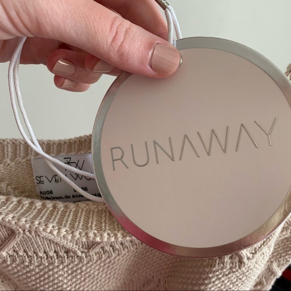 NWT Seven Wonders Rose Knit Tank Top - Picture 7 of 8